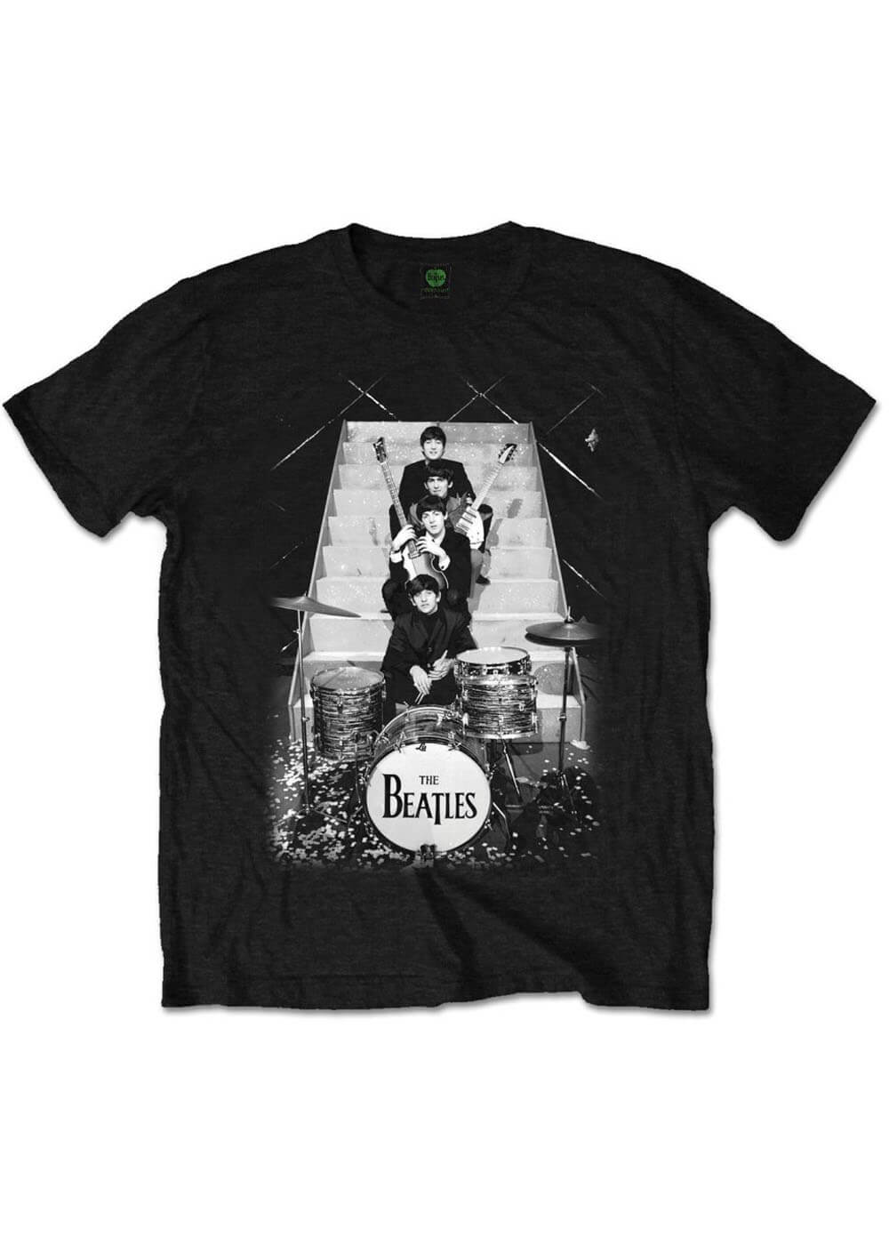 Band Shirts Beatles Stage Stairs T Shirt Black www.succubus